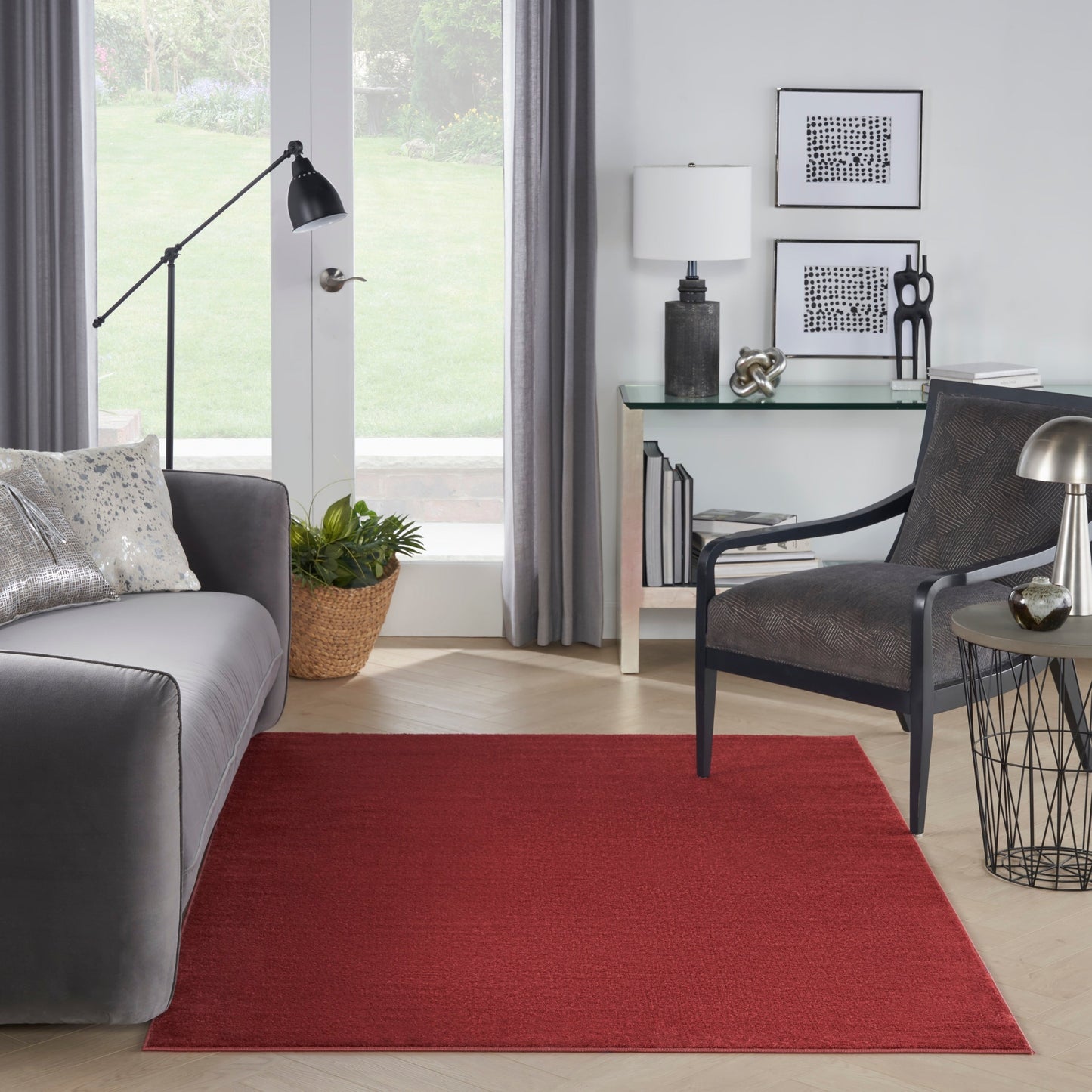 Tappeto moderno Nourison per interni/esterni