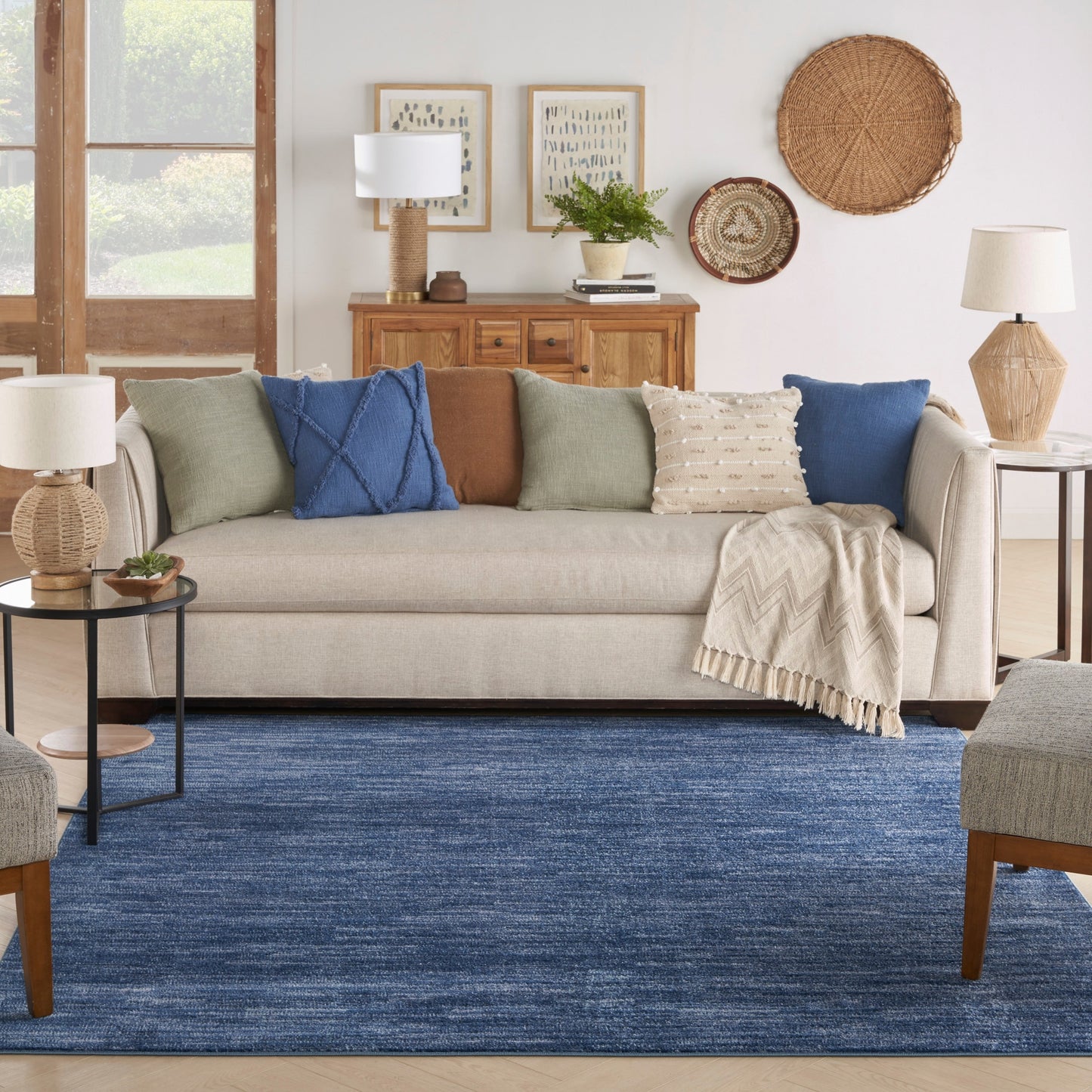 Tappeto moderno Nourison per interni/esterni