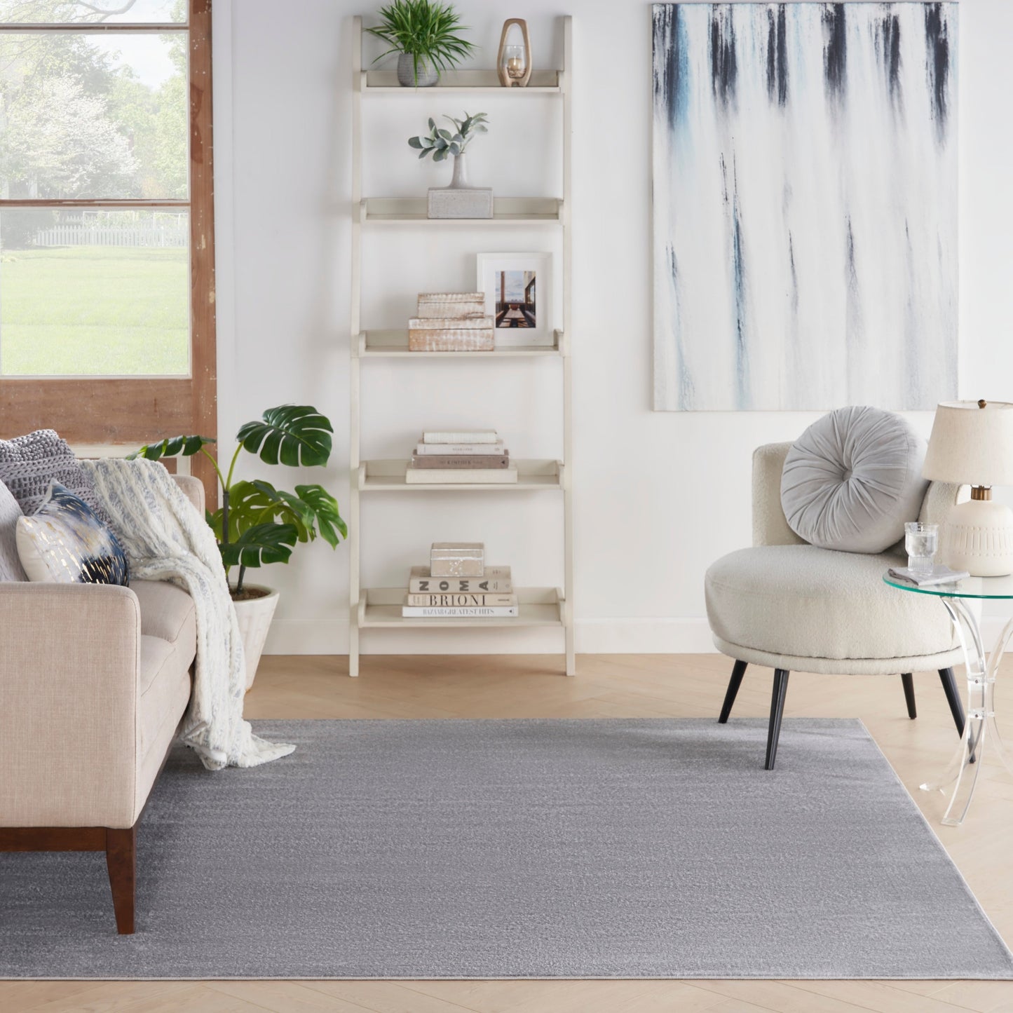 Tappeto moderno Nourison per interni/esterni