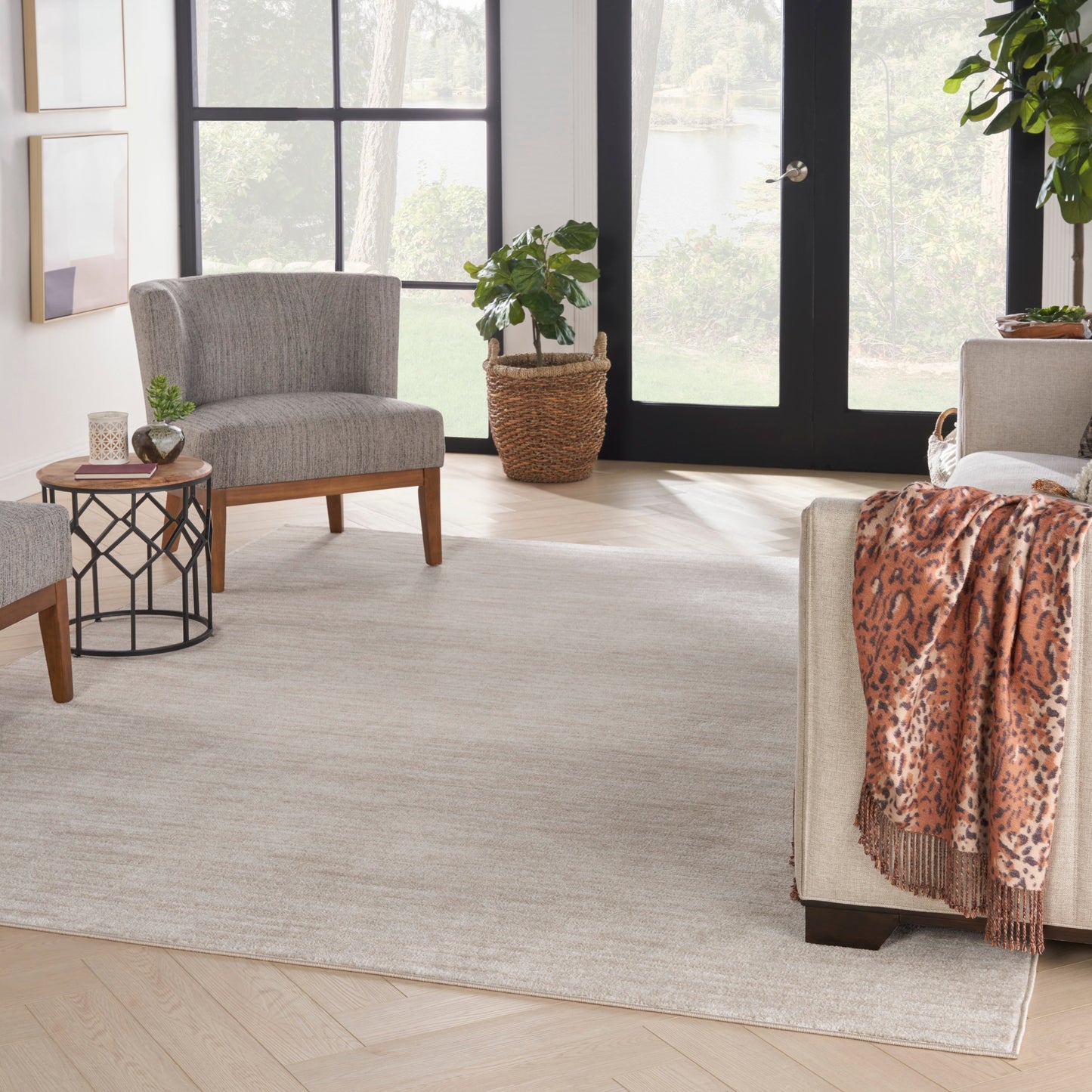 Tappeto moderno Nourison per interni/esterni