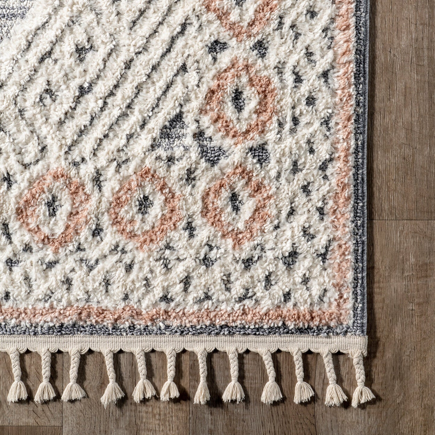 Tappeto Nuloom in acacia con nappe a diamante