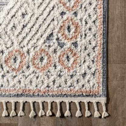 Tappeto Nuloom in acacia con nappe a diamante