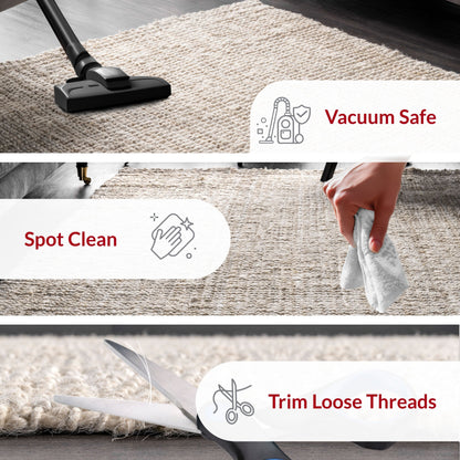 Tappeto Nuloom Ashli ​​Solid Farmhouse in iuta