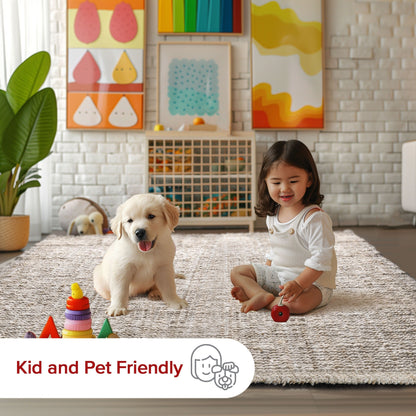 Tappeto Nuloom Ashli ​​Solid Farmhouse in iuta