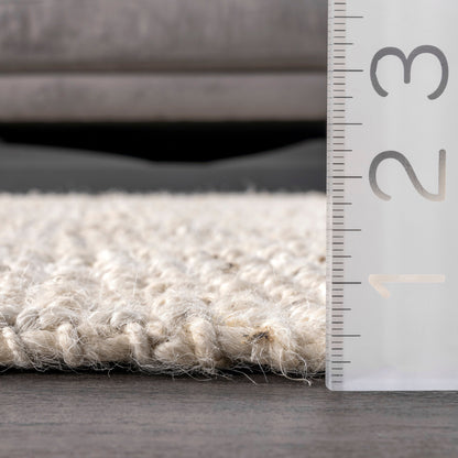 Tappeto Nuloom Ashli ​​Solid Farmhouse in iuta