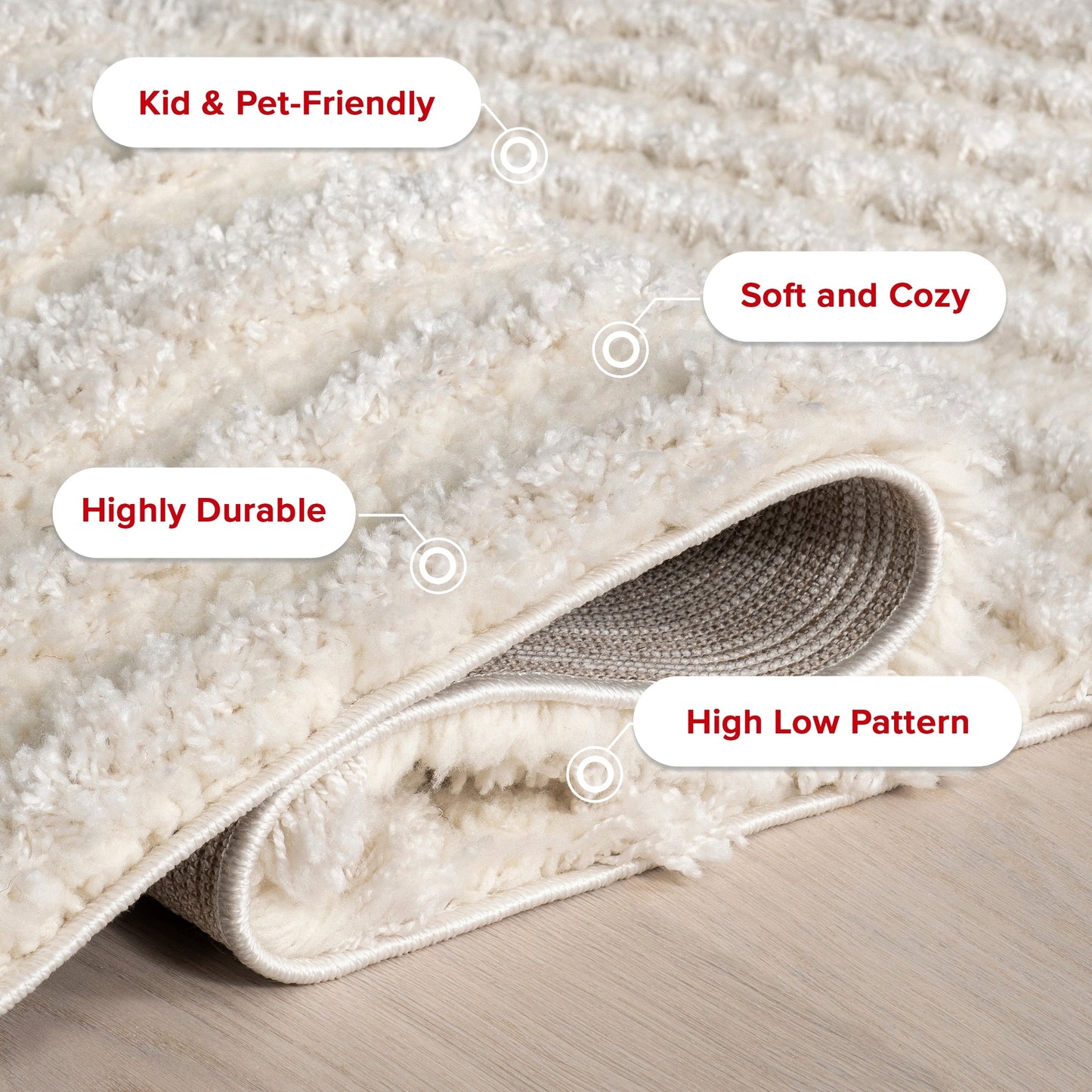 Tappeto Nuloom Gloria Abstract Shag