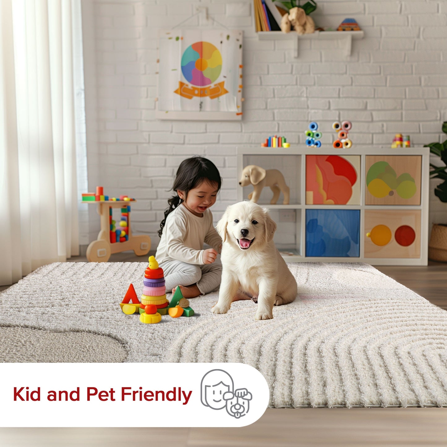 Tappeto Nuloom Gloria Abstract Shag