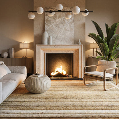 Tappeto in iuta intrecciata costiera Nuloom Rikki