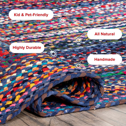 Tappeto bohémien intrecciato a mano Nuloom Tammara