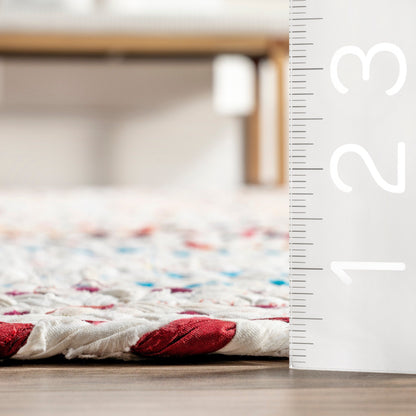 Tappeto bohémien intrecciato a mano Nuloom Tammara