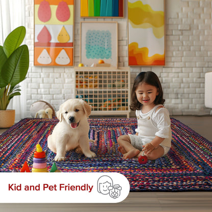 Tappeto bohémien intrecciato a mano Nuloom Tammara