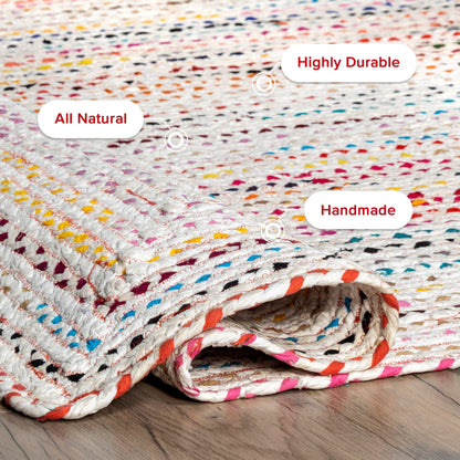 Tappeto bohémien intrecciato a mano Nuloom Tammara