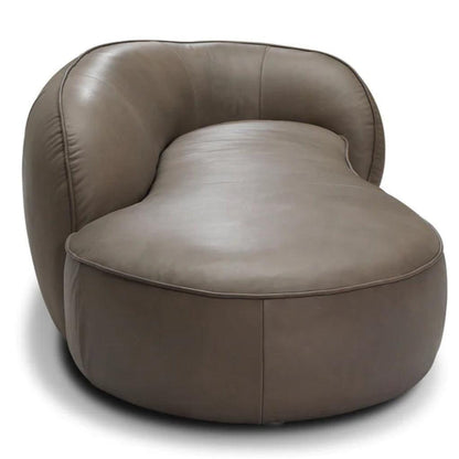 Divano moderno in pelle aperto