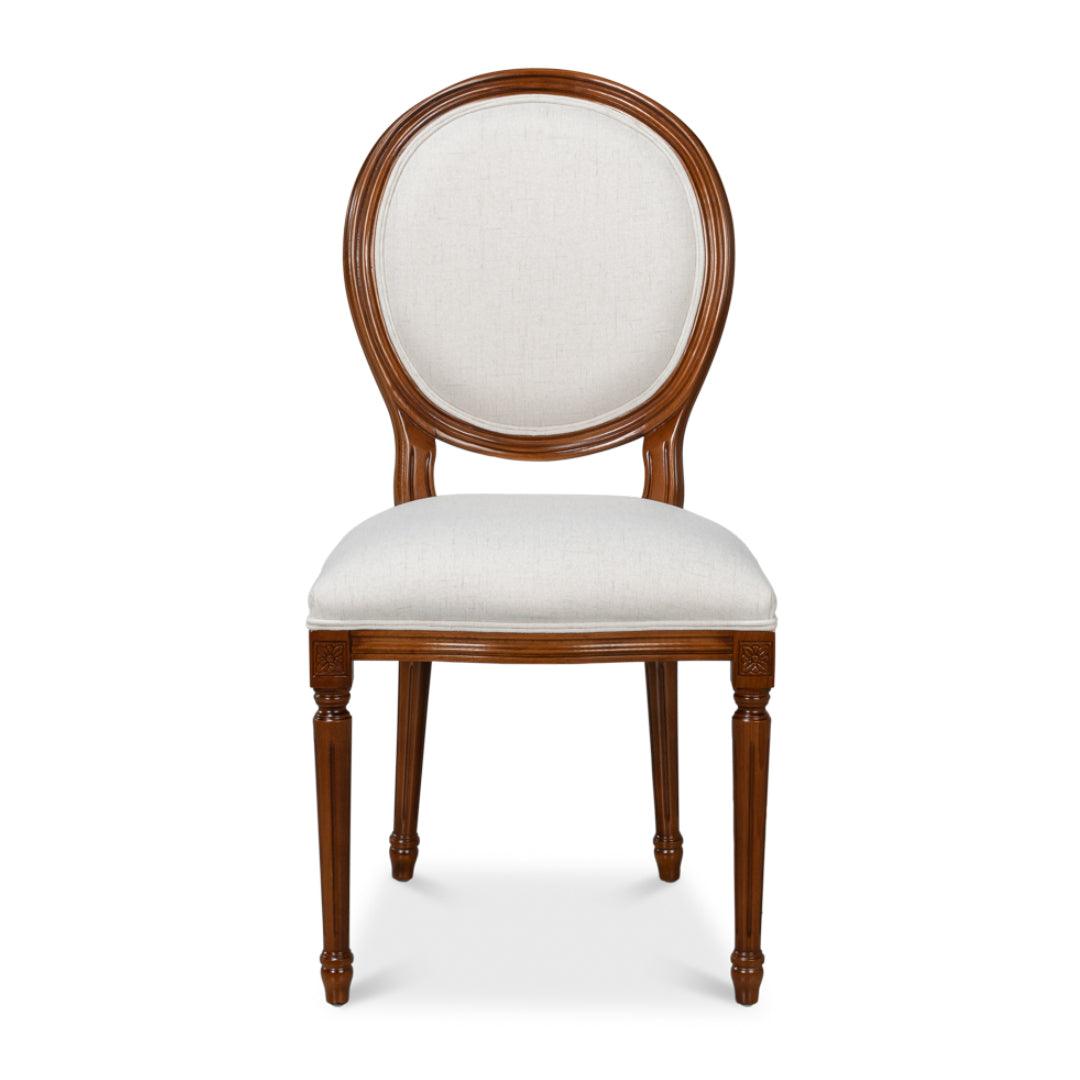 Sedia da pranzo in noce Old World - Set di 2