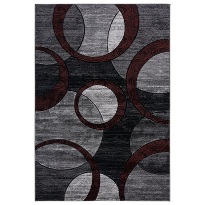 Tappeto Orelsi Collection Abstract Geometric Circles