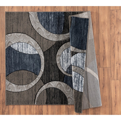Tappeto Orelsi Collection Abstract Geometric Circles
