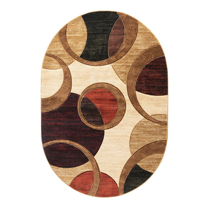 Tappeto Orelsi Collection Abstract Geometric Circles