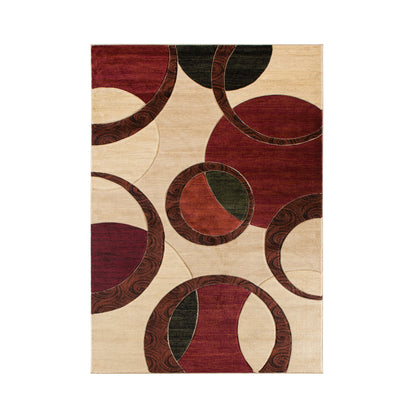 Tappeto Orelsi Collection Abstract Geometric Circles