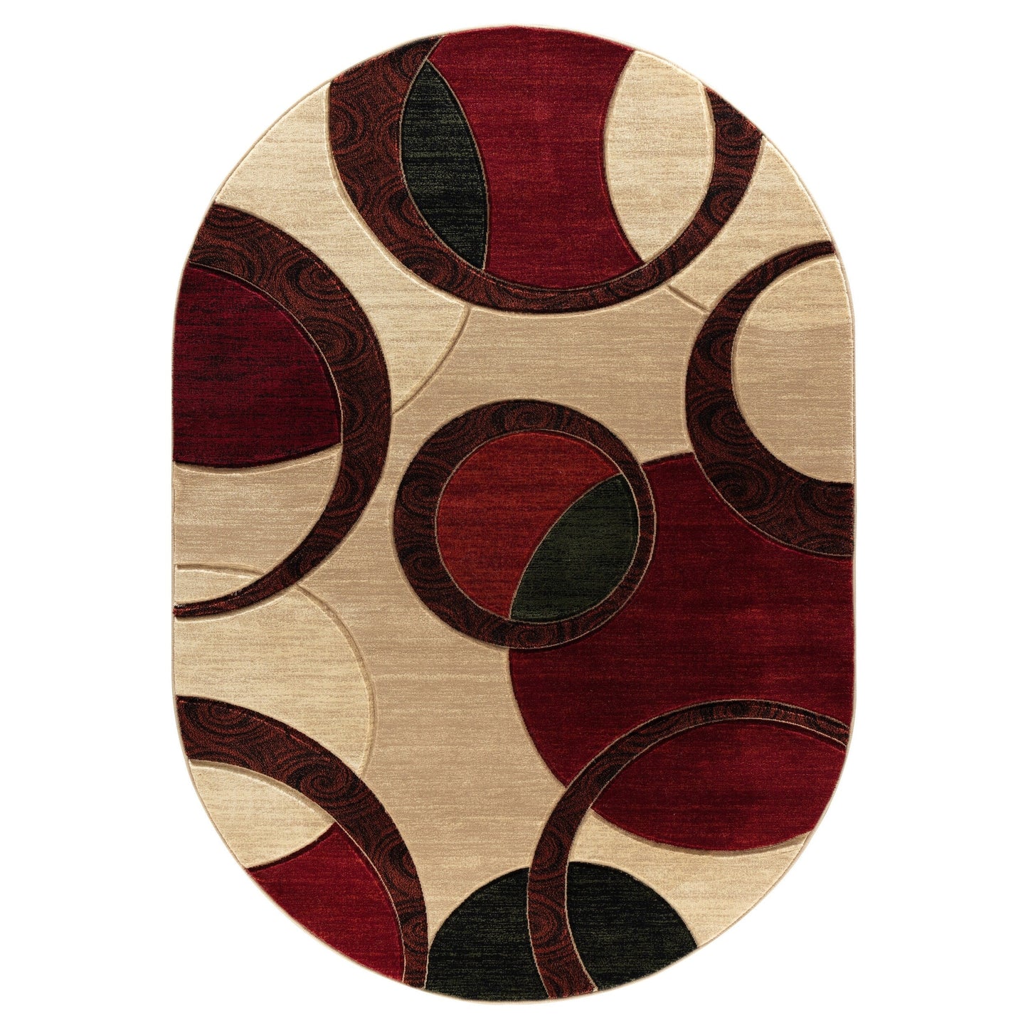Tappeto Orelsi Collection Abstract Geometric Circles