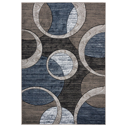 Tappeto Orelsi Collection Abstract Geometric Circles