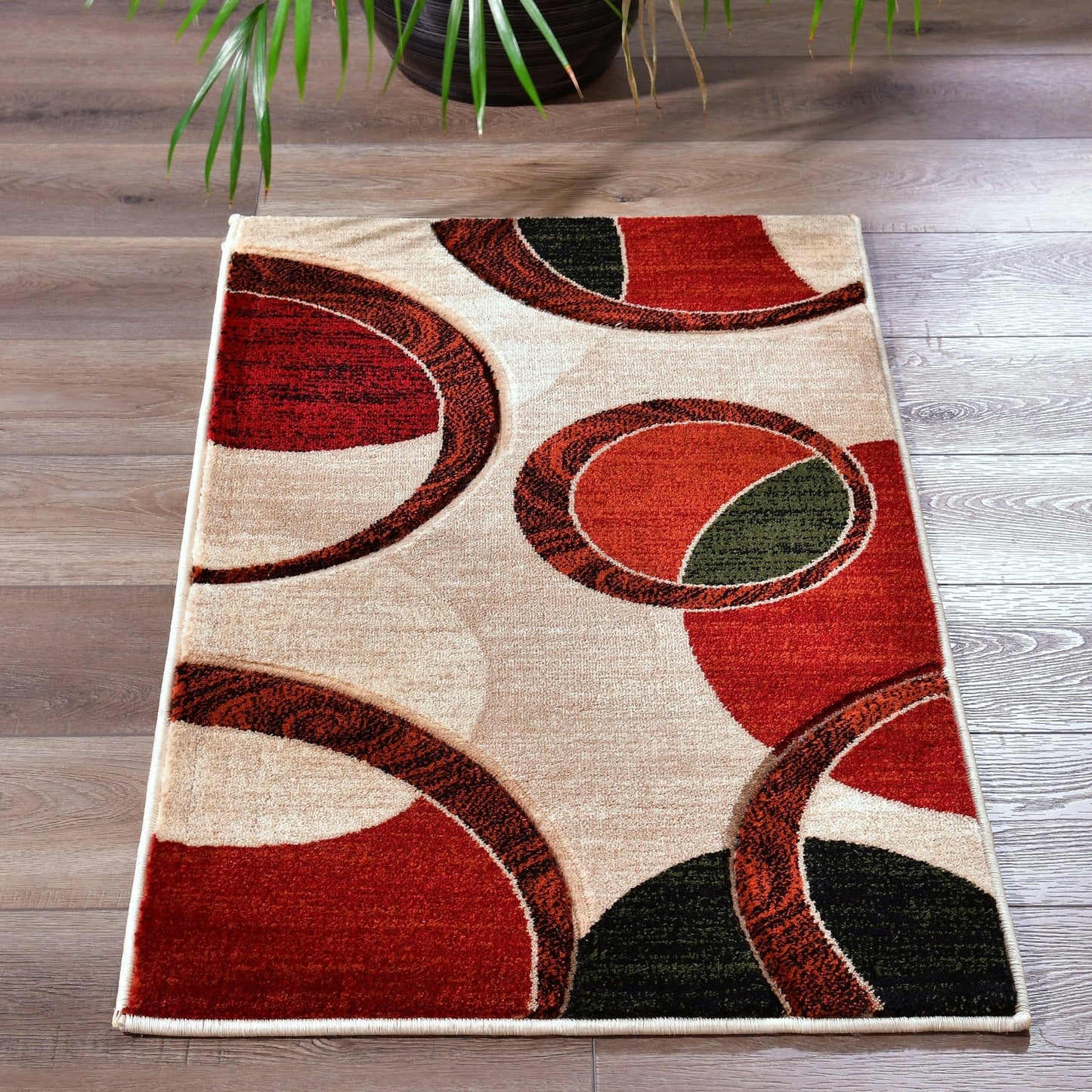 Tappeto Orelsi Collection Abstract Geometric Circles