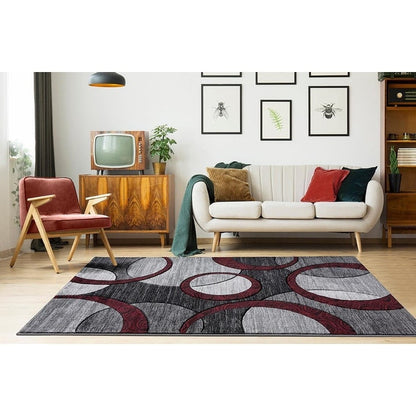 Tappeto Orelsi Collection Abstract Geometric Circles