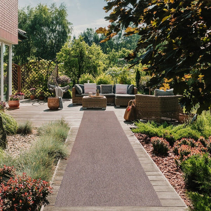 Tappeto da corridoio personalizzato per interni/esterni, larghezza 36'' x lunghezza a scelta con supporto in PVC antiscivolo