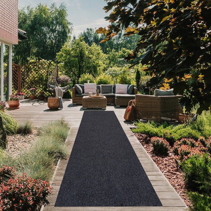 Tappeto da corridoio personalizzato per interni/esterni, larghezza 36'' x lunghezza a scelta con supporto in PVC antiscivolo