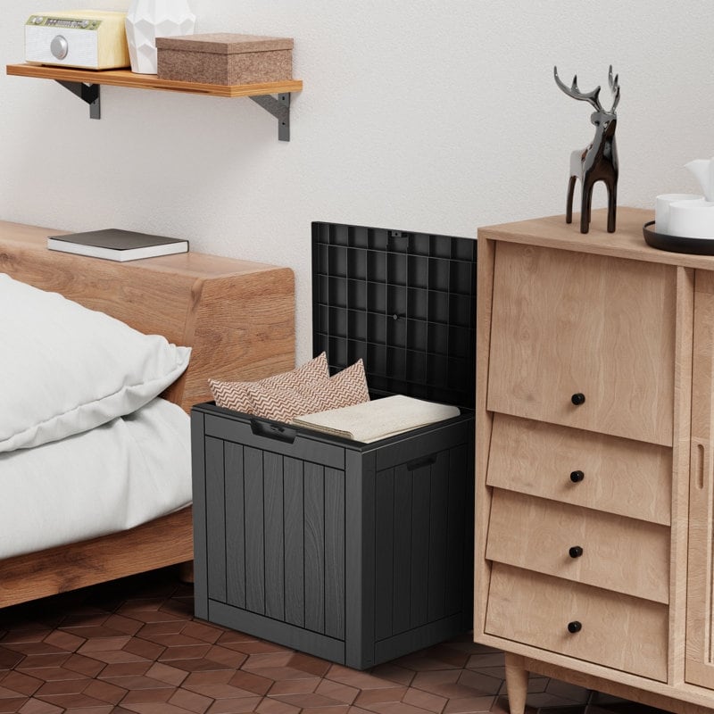 Contenitore per patio esterno in resina con serratura