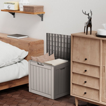 Contenitore per patio esterno in resina con serratura