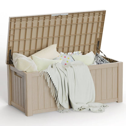 Contenitore per patio esterno in resina con serratura