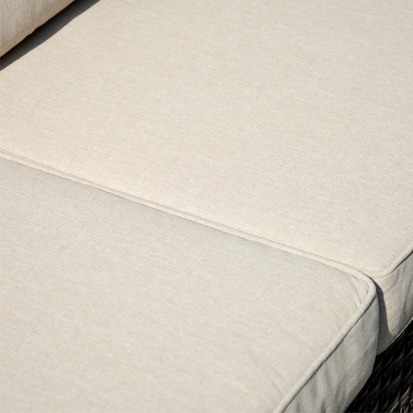 Set di 5 mobili da giardino in vimini con schienale alto OVIOS