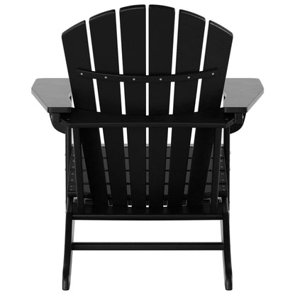 Sedia Adirondack da esterno ecologica Polytrends Altura per tutte le stagioni, in polietilene, per patio (set da 2)