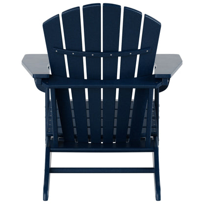 Sedia Adirondack da esterno ecologica Polytrends Altura per tutte le stagioni, in polietilene, per patio (set da 2)