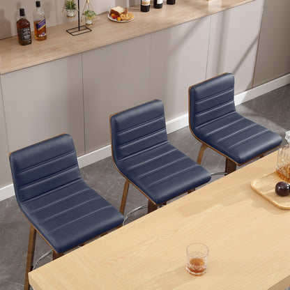 26/29 Sgabelli da bar/bancone girevoli in similpelle, set da 2/3