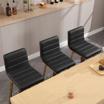 26/29 Sgabelli da bar/bancone girevoli in similpelle, set da 2/3