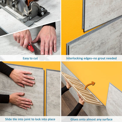 Kit doccia con piastrelle da parete Palisade