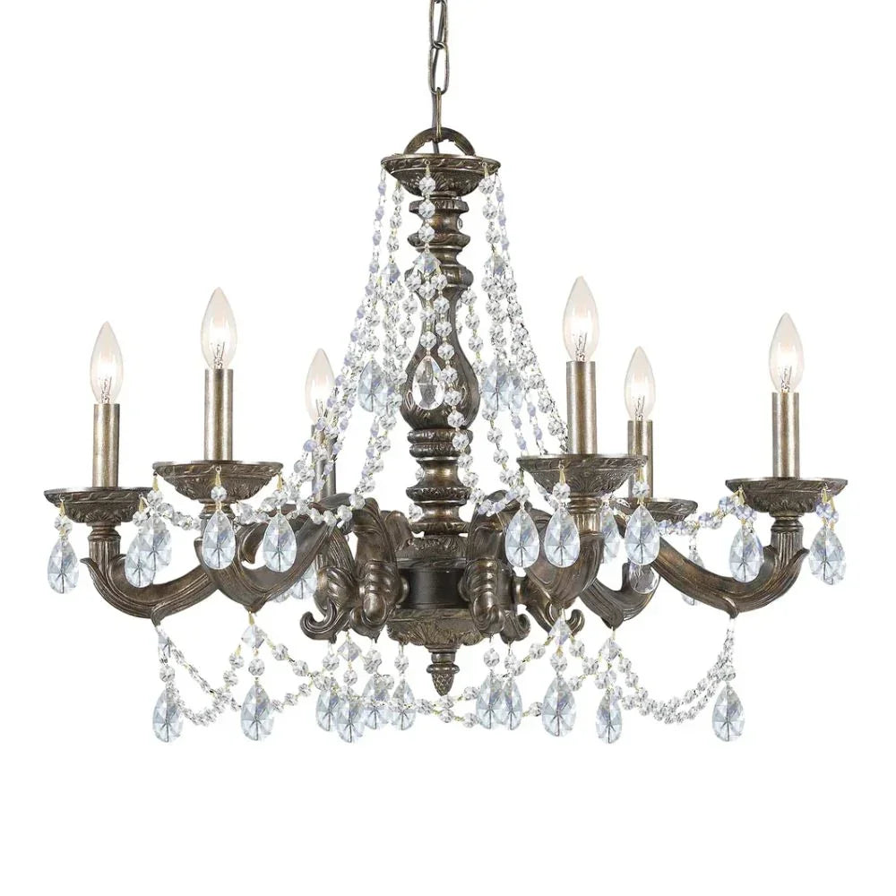 Lampadario francese in bronzo veneziano