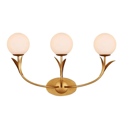 Applique tripla in foglia d'oro parigina