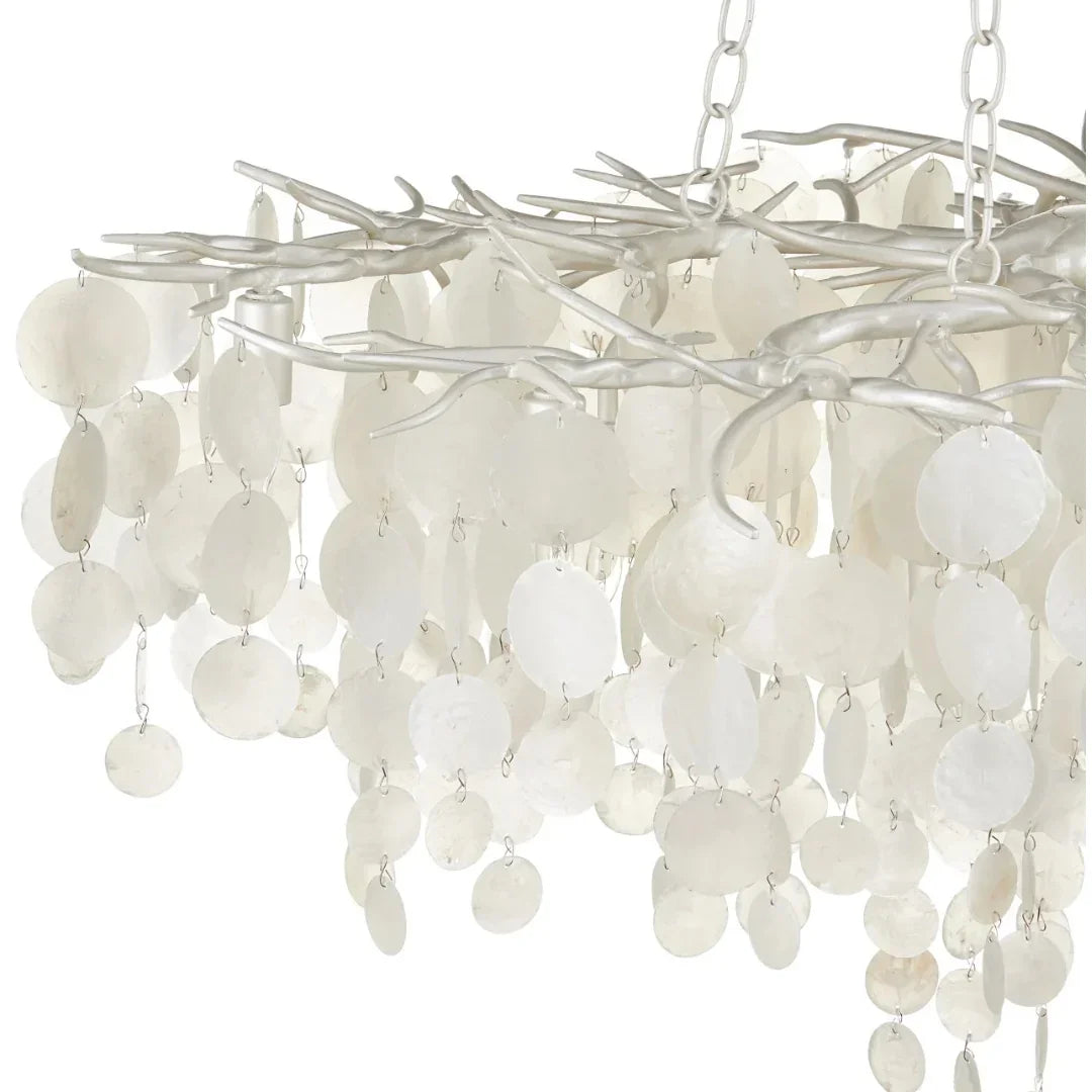 Lampadario a conchiglia Capiz Pearl