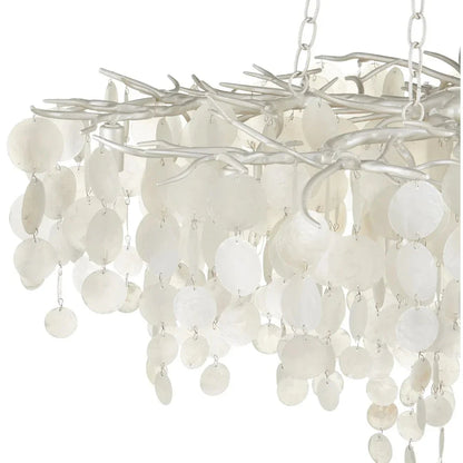 Lampadario a conchiglia Capiz Pearl