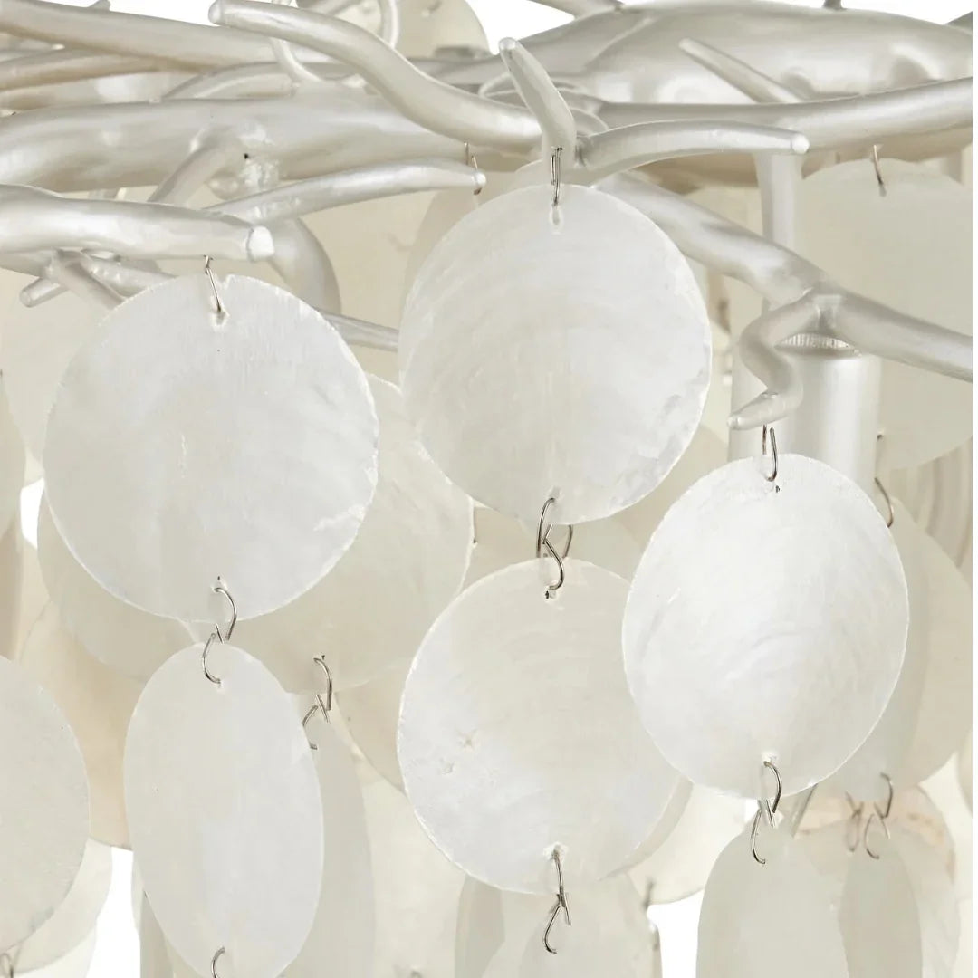 Lampadario a conchiglia Capiz Pearl