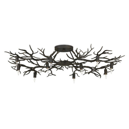 Rainforest Bronze Semi-Flush Mount