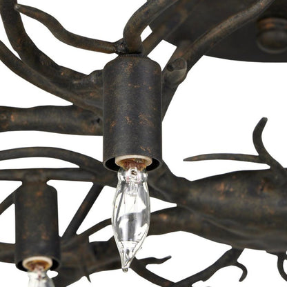 Rainforest Bronze Semi-Flush Mount