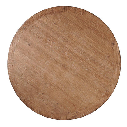 Tavolo da pranzo rotondo antico rustico