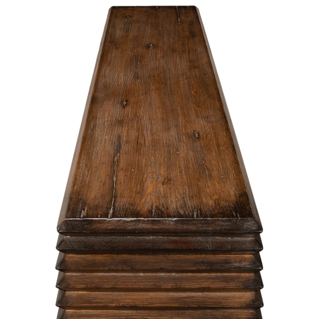 Tavolo consolle rustico marrone