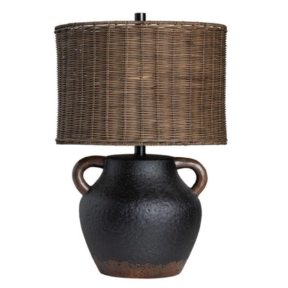 Lampada da tavolo rustica con charm in stile cabina