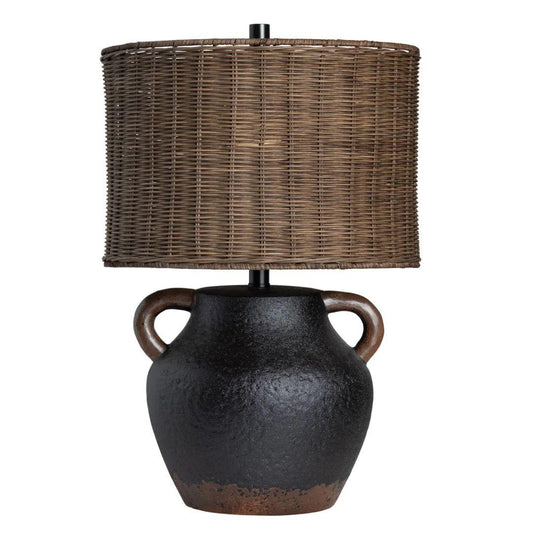 Lampada da tavolo rustica con charm in stile cabina