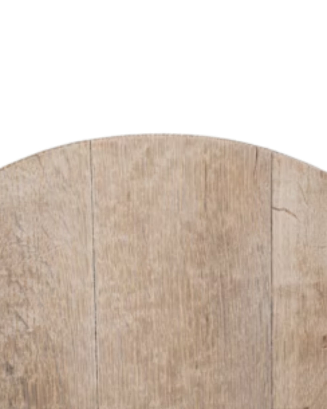 Tavolino rustico con base in ferro, circa 1940