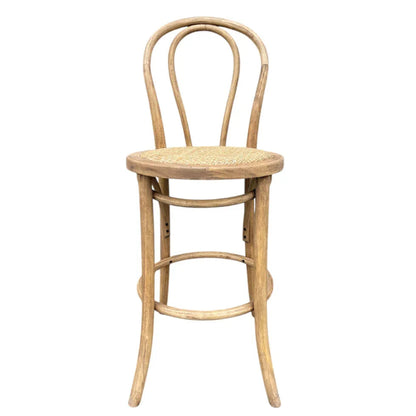 Sgabello da bar in legno curvato stile bistrot francese